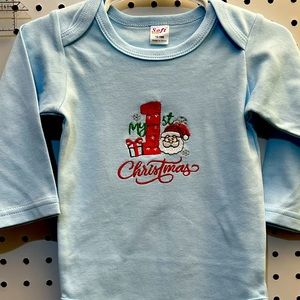 NWOT - 1st Christmas Onesie